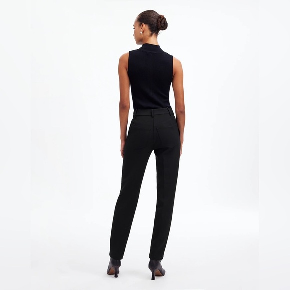 Madewell Mid-Rise Slim Ankle Pant in True Black - Picture 6 of 13